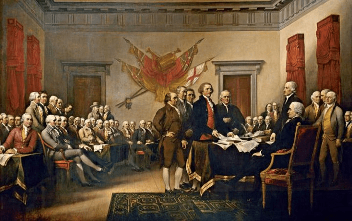 Declaration of Independence, by John Trumbull